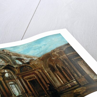 The Tuileries after the Paris Commune, 1871 by Alexandre Marre-Lebrett