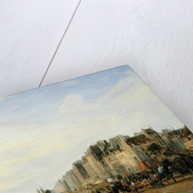 Pont Marie and the Quai Saint-Paul by Charles Louis Mozin