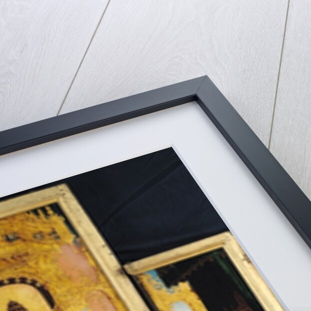 Polyptych of the Glorification of the Holy Trinity, central panel depicting the Trinity, the Virgin and St. John the Baptist, c.1509-16 by Jean the Elder Bellegambe