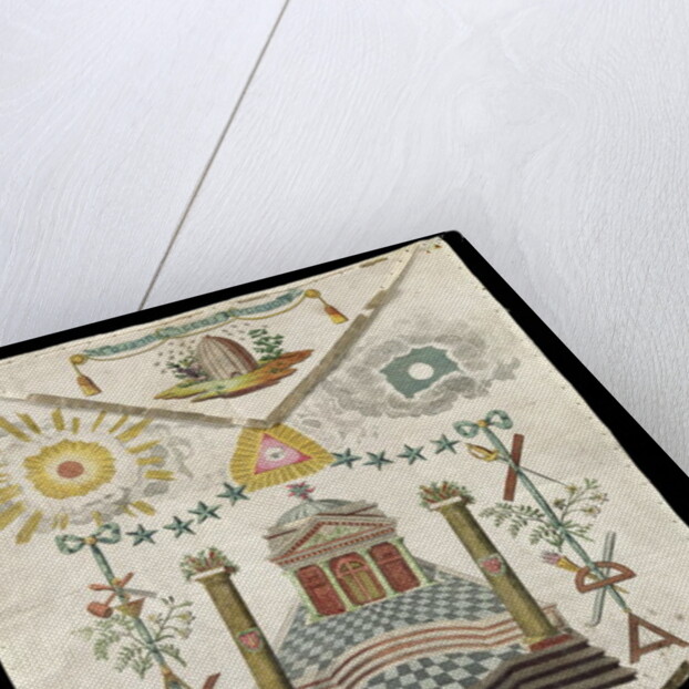 Apron of a Master of the Saint-Julien Lodge in Brioude by French School