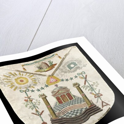 Apron of a Master of the Saint-Julien Lodge in Brioude by French School