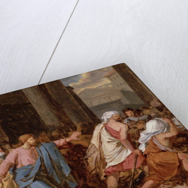 Jesus Driving the Merchants from the Temple by Jean-Germain Drouais