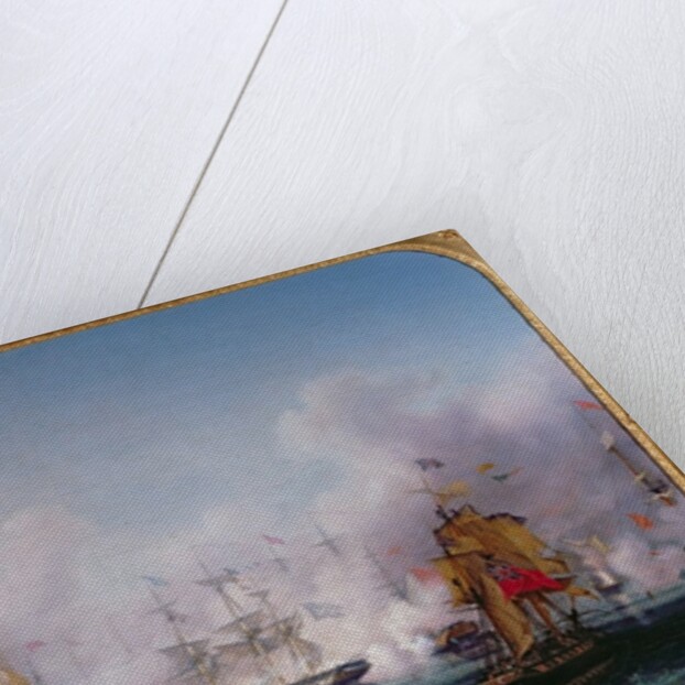 Episode of the Battle of Navarino, 20th October 1827, c.1853 by Ambroise-Louis Garneray