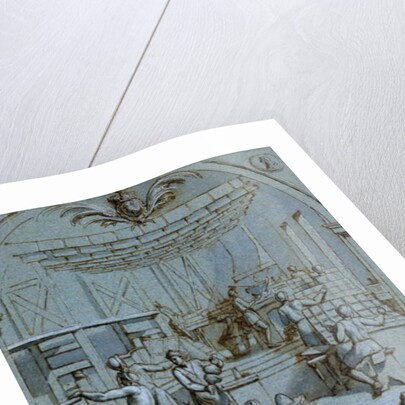 Frontispiece for the Royal Printing Works by French School