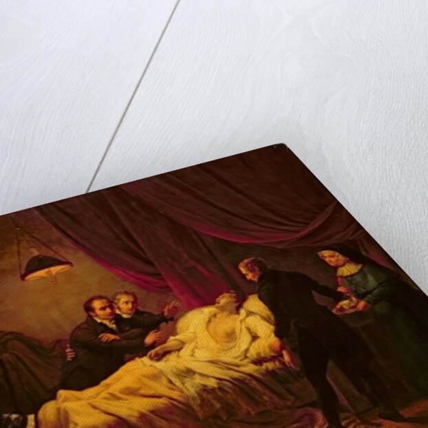 The Death of Mazet, 1821 by Henri Serrur