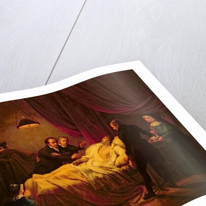 The Death of Mazet, 1821 by Henri Serrur