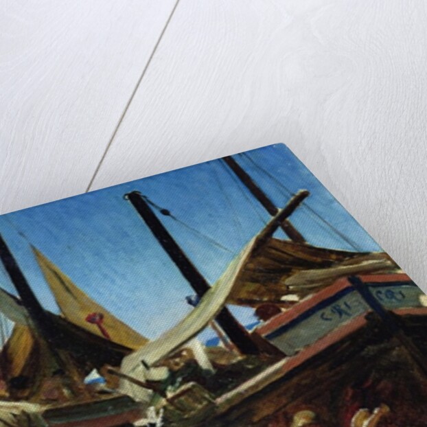 Anzio, The Port by Antoine Auguste Ernest Herbert or Hebert