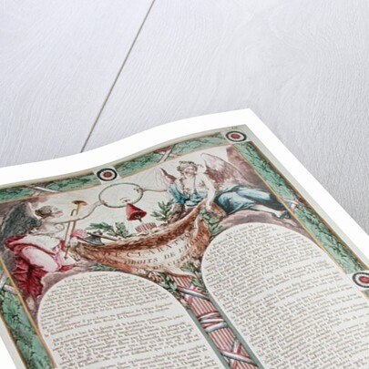 Declaration of the Rights of Man, 1793 by French School