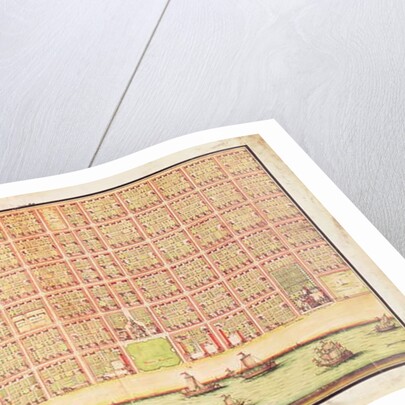 Plan of New Orleans, 1738 by French School