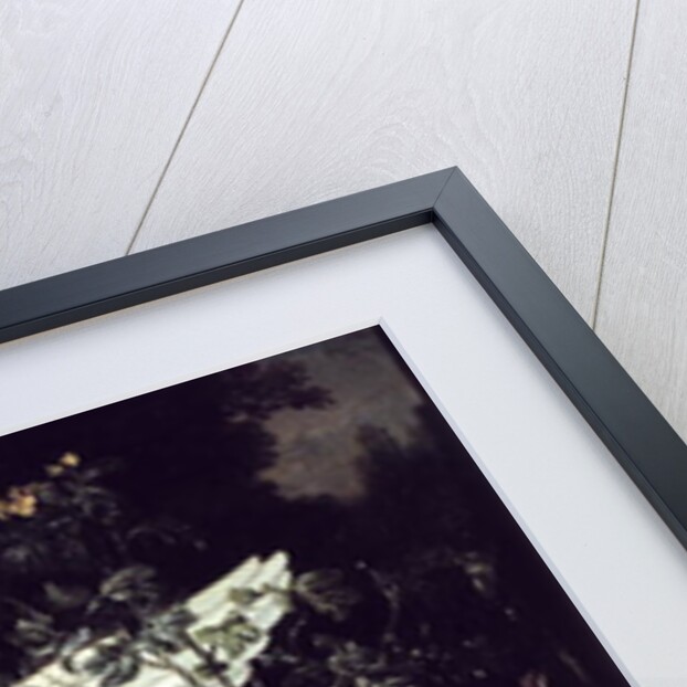 A Water Spaniel Attacking a Swan on its Nest, 1740 by Jacques Charles Oudry