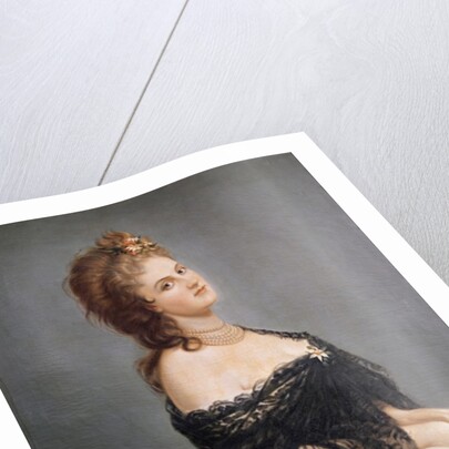 Portrait of Virginia Oldoini Countess of Castiglione by Italian School