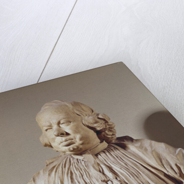 Portrait Bust of Canon Alexandre-Gui Pingre by Jean-Jacques Caffieri