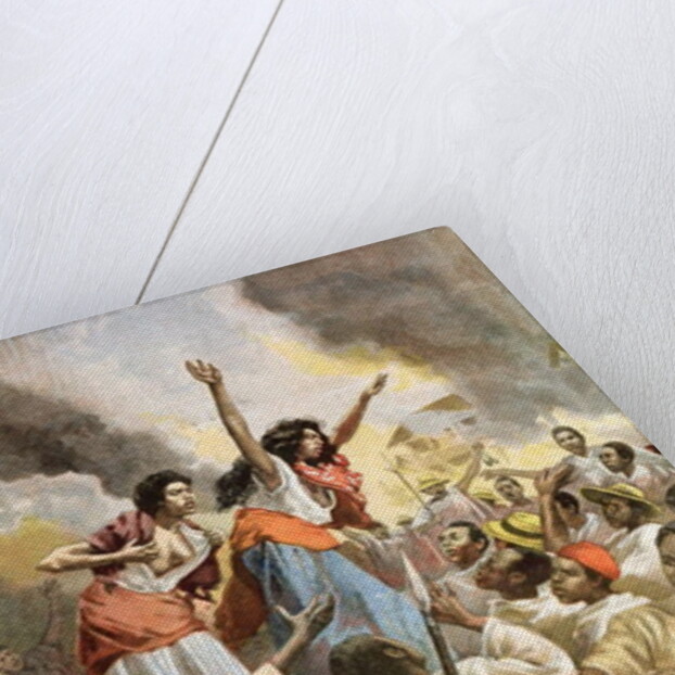 The Royal Princesses Preaching the Holy War in Madagascar by Oswaldo Tofani