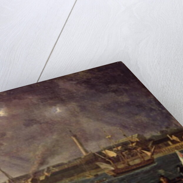 View of the Port of Lorient by Jean-Francois Hue