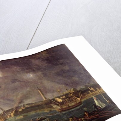 View of the Port of Lorient by Jean-Francois Hue