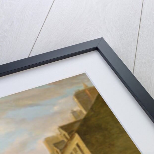 The Fish Market in Cherbourg, 1830-40 by Bon Dumouchel