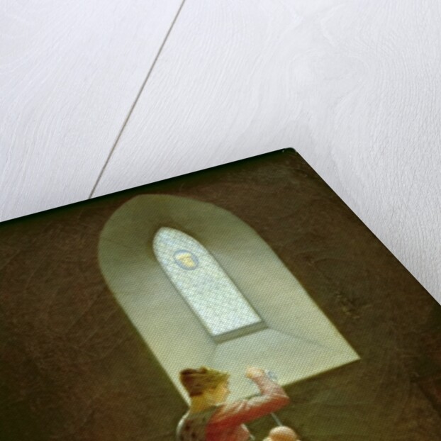 Genevieve of Brabant Baptising her Son in Prison by Jean Baptiste Mallet