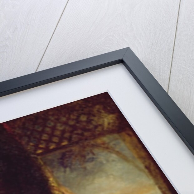 A Turk Smoking a Pipe by Henri Decaisne