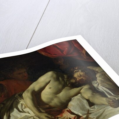 The Death of Cato of Utica 1646 by Charles Le Brun