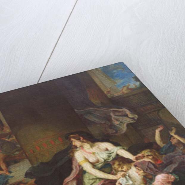 Joash Saved from the Massacre of the Royal Family, 1867 by Henri Leopold Levy