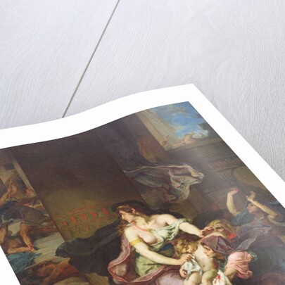 Joash Saved from the Massacre of the Royal Family, 1867 by Henri Leopold Levy