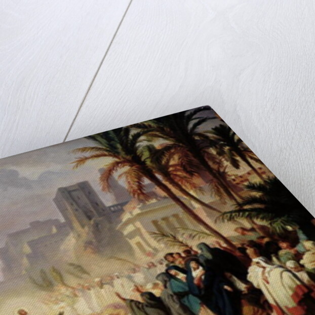 The Entry of Christ into Jerusalem by Louis Felix Leullier