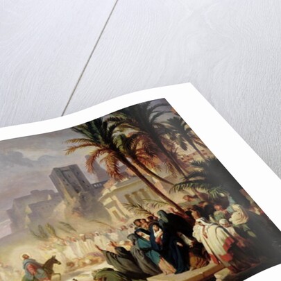 The Entry of Christ into Jerusalem by Louis Felix Leullier