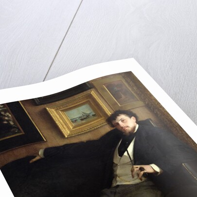 Portrait of Ernest Duez 1876 by Paul Mathey