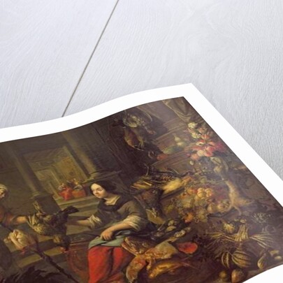 Jesus at the Home of Martha and Mary by Michel de Bouillon