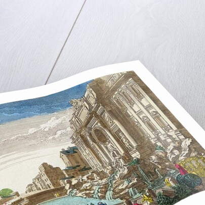 The Trevi Fountain, Rome by French School