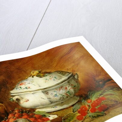 Still Life with a Soup Tureen by Guillaume Romain Fouace