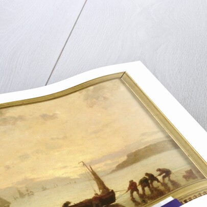 Return from Fishing with Setting Sun by Eugene Louis Boudin