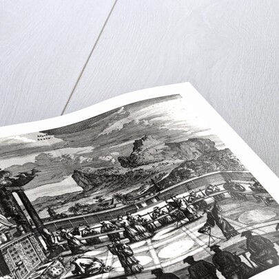 A Buddhist Ceremony from, 'Indiae Orientalis'. by Theodor de Bry