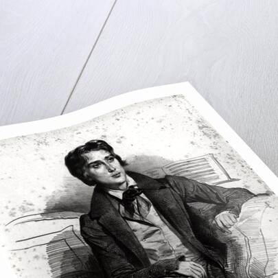 Portrait of Franz Liszt August 1832 by Achille Deveria