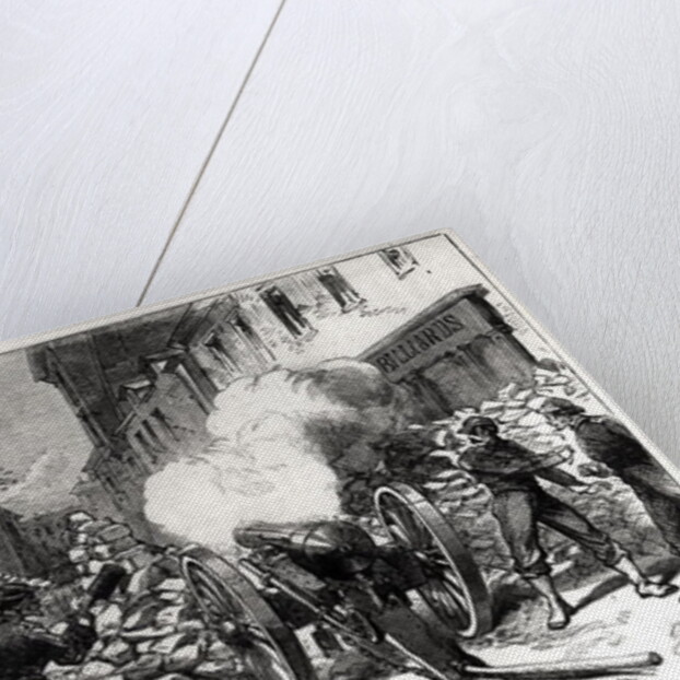 The Paris Commune: A Barricade at Issy, May 2nd 1871 by French School