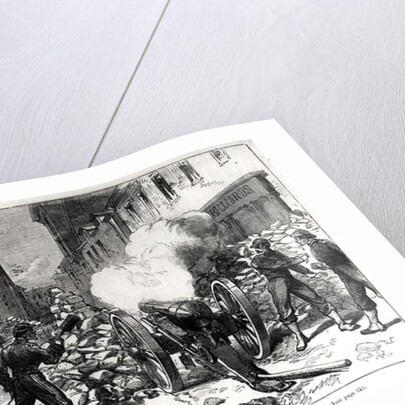The Paris Commune: A Barricade at Issy, May 2nd 1871 by French School