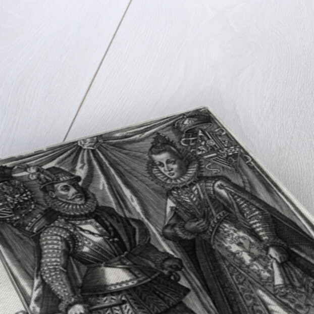 Portrait of Albert, Archduke of Austria and his wife Isabella Clara Eugenia Archduchess of Austria, 1613 by Austrian School