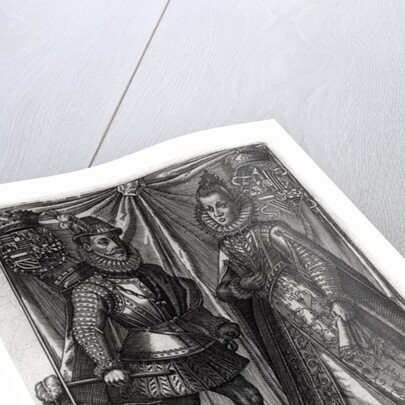 Portrait of Albert, Archduke of Austria and his wife Isabella Clara Eugenia Archduchess of Austria, 1613 by Austrian School