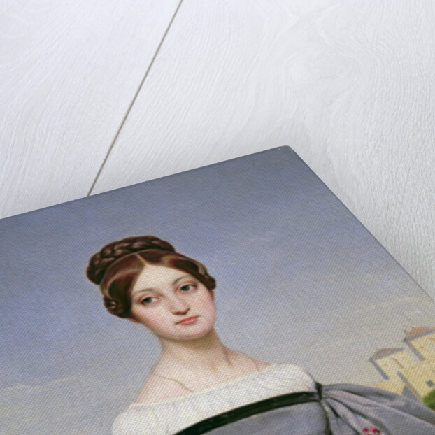 Portrait of Louise Vernet Daughter of the Artist by Emile Jean Horace Vernet