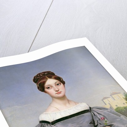 Portrait of Louise Vernet Daughter of the Artist by Emile Jean Horace Vernet