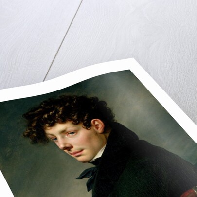 Portrait of a Young Man as a Hunter, 1811 by Anne Louis Girodet de Roucy-Trioson