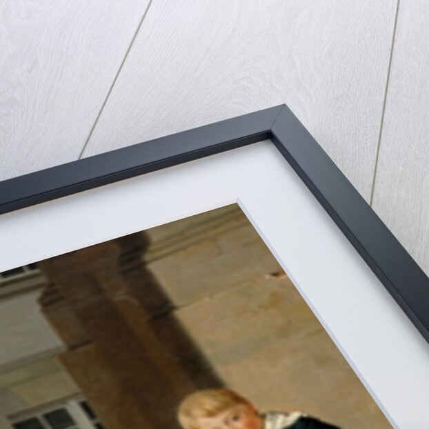 Young Boys Playing Dice in Front of Christiansborg Castle, Copenhagen, 1834 by Carl-Christian-Constantin Hansen