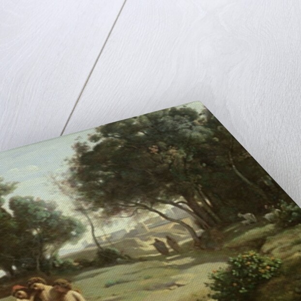 Homer and the Shepherds in a Landscape, 1845 by Jean Baptiste Camille Corot