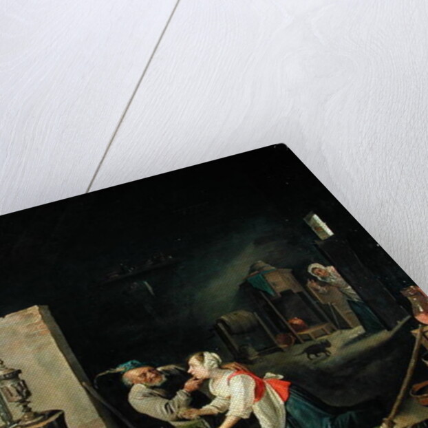 The Old Man and the Servant, 1800 by David the Younger Teniers