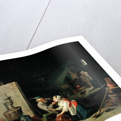 The Old Man and the Servant, 1800 by David the Younger Teniers