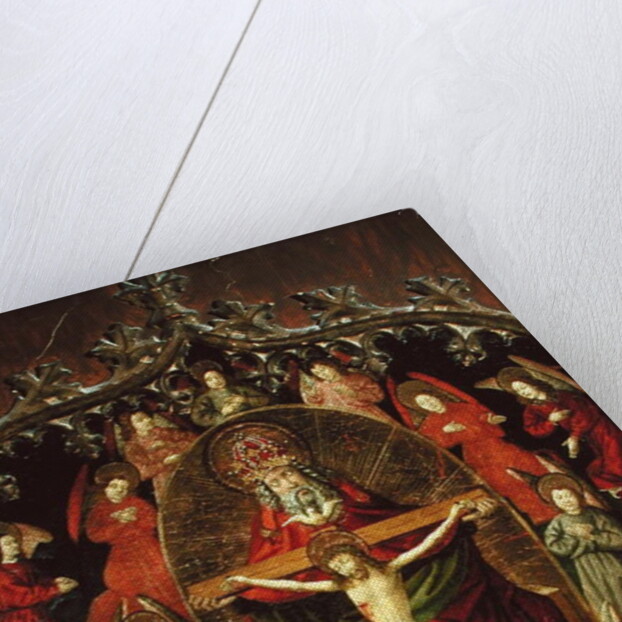 The Holy Trinity Surrounded by Angels by Jorge Ingles