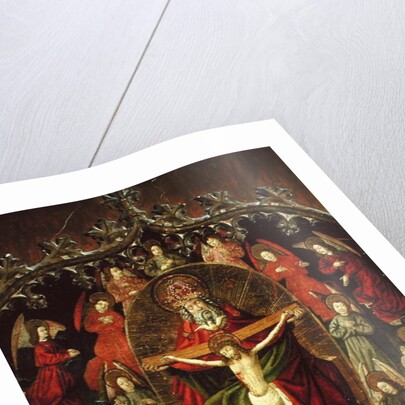 The Holy Trinity Surrounded by Angels by Jorge Ingles