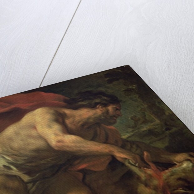 Samson and the Lion by Luca Giordano