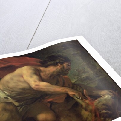 Samson and the Lion by Luca Giordano