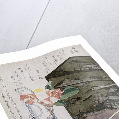 Still Life with a Camelia, c.1820 by Japanese School